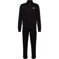 Emporio Armani Survêtement 'Tuta' noir / blanc