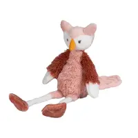 Happy horse Doudou chouette Olivia vieux rose 31cm - Jouet doux pour bébé