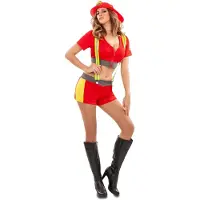 MOM Bomber Woman Costume Rouge S Enfants