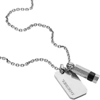 Diesel Chaîne noir / argent