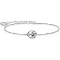 Thomas Sabo Bracelet Arbre d'amour, (19 cm, Argent 925, Zircone)