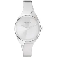 Calvin Klein Juste le temps Collection argent/acier Sculptural - femme