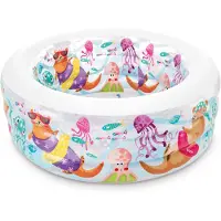 Intex Inflatable Aquarium Pool Multicolore 153 x 56 cm