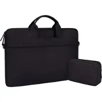24.Se Sac à main MacBook Justyle 13,3" noir (13.30", Apple), Sac pour notebook, Noir