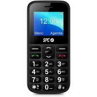 SPC Fortune 2 4G - Téléphone portable 4G pour seniors, touche SOS, 102dB, configuration à distance, grosses touches, sonnerie et notifications intelligentes - Noir