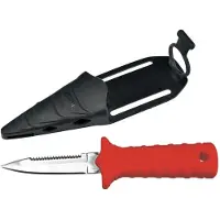Seac Sub Samurai Knife Rouge,Argenté
