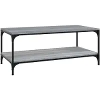 vidaXL Table basse Gris Sonoma 80x50x40 cm Bois composite