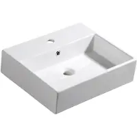 Hak Sapho Isvea Purity - Lavabo en céramique 500x420 mm, blanc 10PL50050