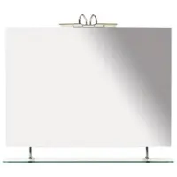 Sapho Wega - Miroir 900x800 mm, avec étagère 60092-9
