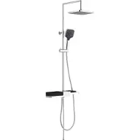 Schutte Ensemble de douche au-dessus de tête BLUEPERL Chrome