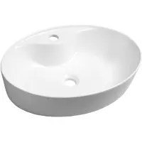 Hak Sapho Washbasins - Lavabo Mariana 580x415 mm, sans trop-plein, blanc AR483