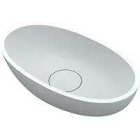 Riho Escala lavabo à poser, SOLID Surface, ovale, W030001105