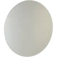 Aqualine Accessories - Miroir, diamètre 500 mm, sans facette ni charnière 22443