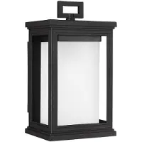 Elstead Lighting Applique murale d'extérieur noire, finition noire texturée, E27, 60 W, Roscoe Feiss