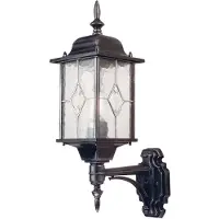 Franssen Lampe d’extérieur classique Wexford Up argent noir