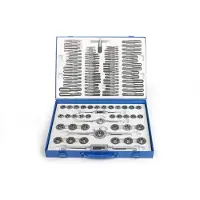 HBM Jeu de 110 pièces pour taraudage et coupe UNC / UNF 10-117-001