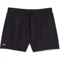 Lacoste Shorts de bain vert foncé / rouge / noir / blanc