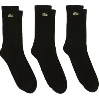 Lacoste Chaussettes de sport vert / noir / blanc