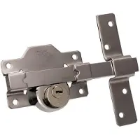 EDM Door Bolt 83x173 Mm Argenté