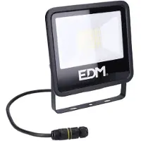 EDM 70408 4000 Lm Black Series Led Spotlight 50w Argenté