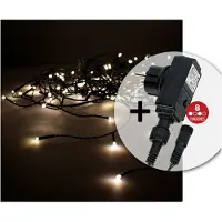 EDM Rideau De Glaçons Avec 12 Bandes Led Programmables 0.5x2 M