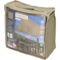 Gardalux Toile d'ombrage 3x3 m Sable Carré