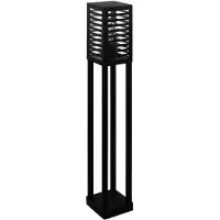 Eglo Colonne d'éclairage extérieur 900139 ALAMONTE 3 IP44 E27 60 W noir