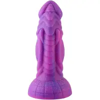 Hismith Premium Fantasy Merman Suction Cup Dildo Purple 18 cm