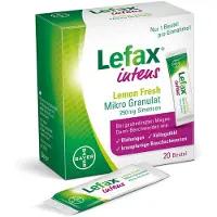 Bayer vital gmbh Lefax intens Lemon Fresh micro granulés, 20 pcs. Sachets