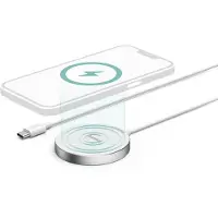 Hama Chargeur Sans Fil Magcharge 15 W Blanc (201681)