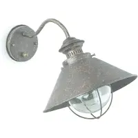 Faro 71110, éclairage mural pour l'extérieur, couleur rouille, métal, IP23, I, E27