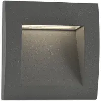Faro Applique murale encastrée SEDNA-3 IP65 gris foncé