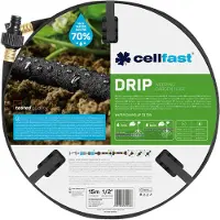 Cellfast Tuyau Poreux 30m Irrigation Goutte à Goutte Efficace -