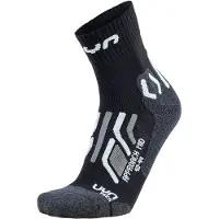 UYN Chaussettes de Randonnée UYN Femme Approach Mid Black Grey-Taille 39 - 40