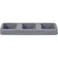 Plafor - Socle pour bacs de tri en plastique - 3 x 75 l