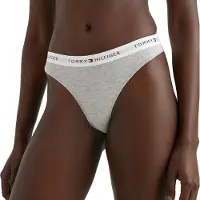 Tommy Hilfiger Underwear String bleu marine / gris chiné / rouge foncé / blanc