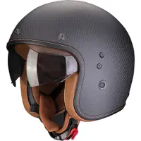 Scorpion Belfast Evo Carbon Casque Jet Mat/Carbone XS unisex noir