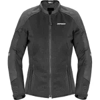 Spidi Veste textile pour moto Super Net pour femme, noir, M