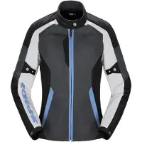 Spidi Tek Net Lady Gris Blanc Provence Blouson Taille L