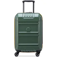 Delsey PARIS trolley Rempart Expandable 4 Double Rolls Cabin Trolley 55 Army vert