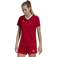 Adidas Femmes, T-shirt de sport, Entrada 22 Maillot de football Femme (XS), Bleu, Rouge, XS