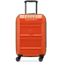 Delsey PARIS trolley Rempart Expandable 4 Double Rolls Cabin Trolley 55 Orange