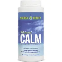 Natural Vitality , CALM, Complément de Magnésium en Poudre à Boire, Original Non Aromatisé, 16 oz (453 g)
