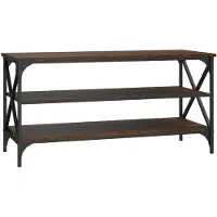 vidaXL Meuble TV Chêne marron 100x40x50 cm Bois d'ingénierie