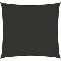 vidaXL Voile d'ombrage Oxford Tissu Carré 2,5x2,5 m Anthracite