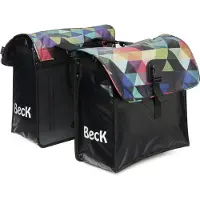 Beck Midi triangles colorés Sacoche de vélo