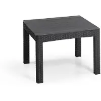Keter Table de jardin Rosalie Gris graphite