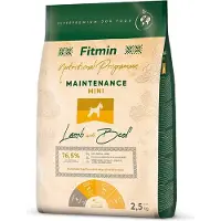 Fitmin Dog Nutritional Programme Mini Maintenance Lamb&Beef 2,5 kg pour les chiens adultes de petite race