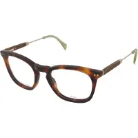 Tommy Hilfiger Lunettes de Vue TH 1365 50/20/145 Havana matt gold wood Acetate MAN TH 1365