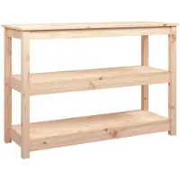 vidaXL Table console 110x40x74 cm Bois massif de pin